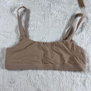 Skims Fits Everybody Scoop Bralette Clay Beige BR-SCN-2025 Womens Small NWT